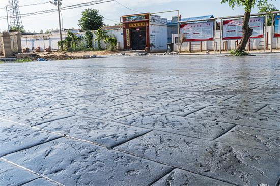 乡村地面压花