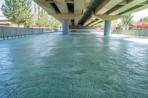 水泥路面压花地坪