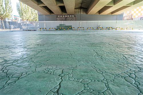 水泥路面压花地坪