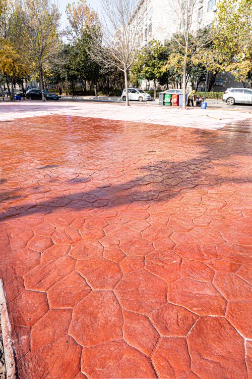 小区压花地坪